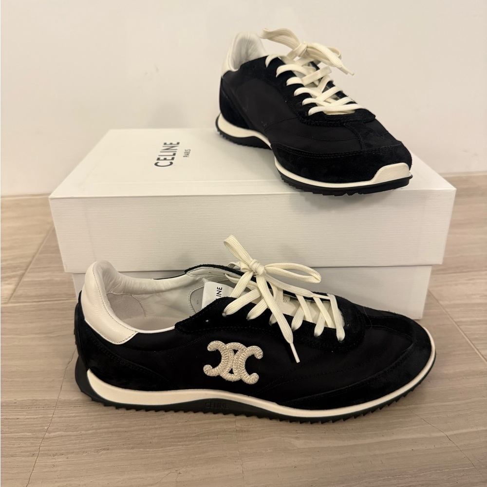 NEW Celine low top women’s black sneakers - Picture 4 of 7